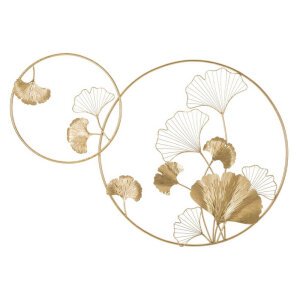 Decorazione Parete Muro Doppia Foglia cm 120,5X4,2X80,5 - DOUBLE LEAF