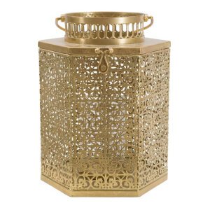 Lanterna Dorata 25x21x33 cm - GOLDY