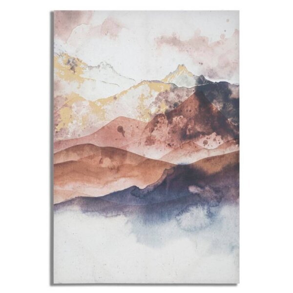 Stampa Dipinta Orizzonte cm 80X3X120 - BROWN MOUNTAIN