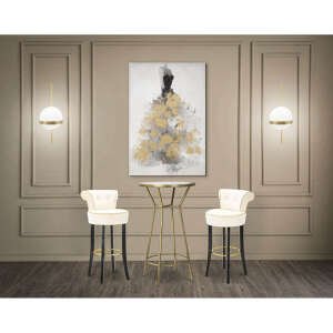 Stampa Dipinta Montagna cm 80X3X120 – GOLD DANCER