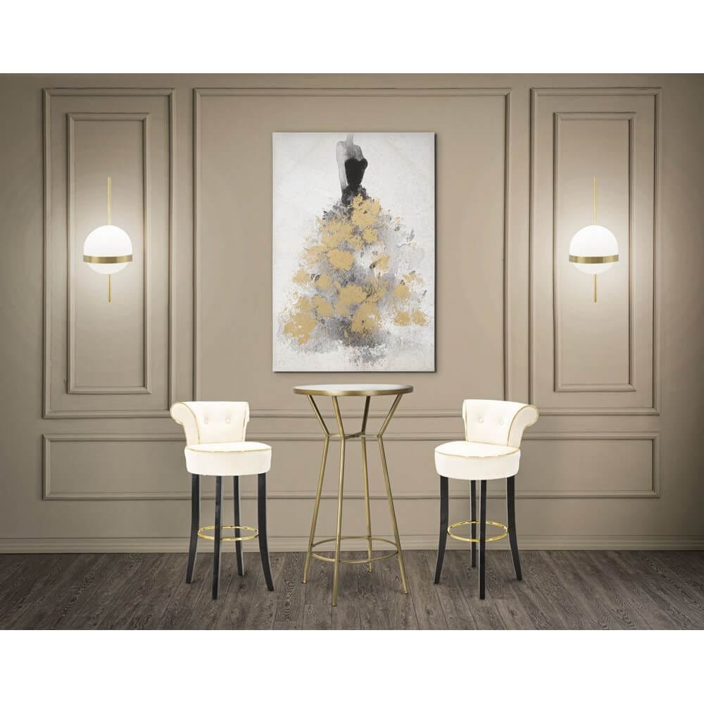 Stampa Dipinta Montagna cm 80X3X120 – GOLD DANCER