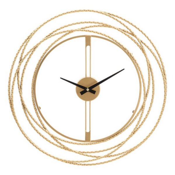 Orologio da Muro Strisce Dorate diam 50 cm - GOLD STRIPS