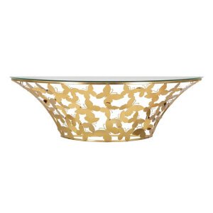 Console da Muro Motivo Farfalle cm 120X40,5X37,2 - BUTTERFLIES