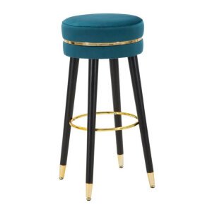 Sgabello Bar Ottanio Dorato cm diam 35X74 - PARIS