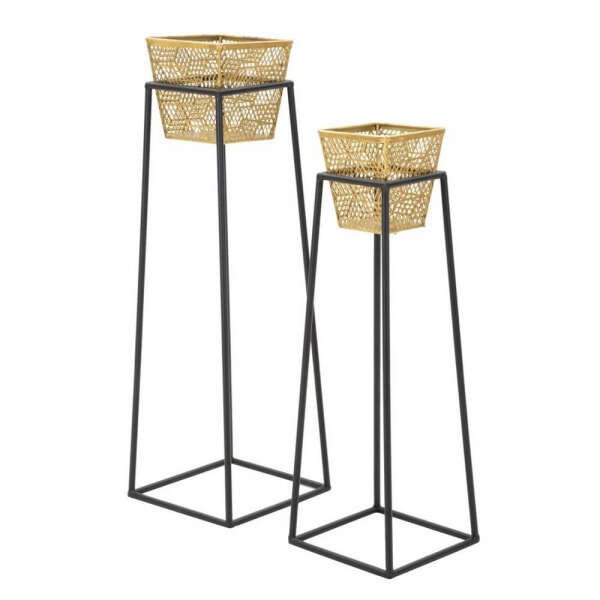 Vasi Quadrati Coppia cm diam 23X70 – 20X60 – SQUAREOPPIA
