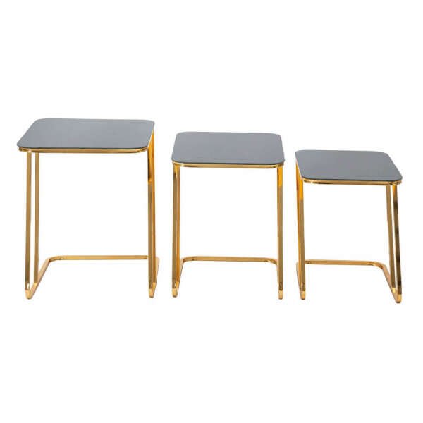 Tavolini Set 3 PZ cm 44X50,5X55,5 – 39X49X51 – 34X47X45 – SIMPLE SET 3 PZ