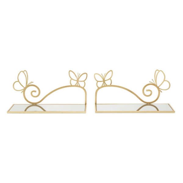 Comodino Mensola Motivo Farfalla Coppia cm 41,5X18X21 – BUTTERFLYOPPIA