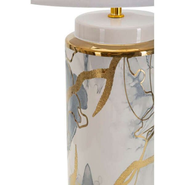 Lampada da tavolo astratta nera diam 25×48 cm – GLAMBSTRACT