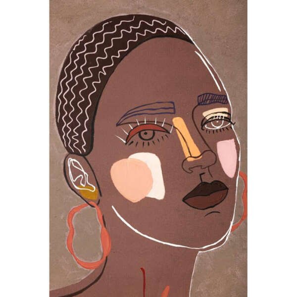 Dipinto su Tela Tribale cm 80X2,8X100 – TRIBAL