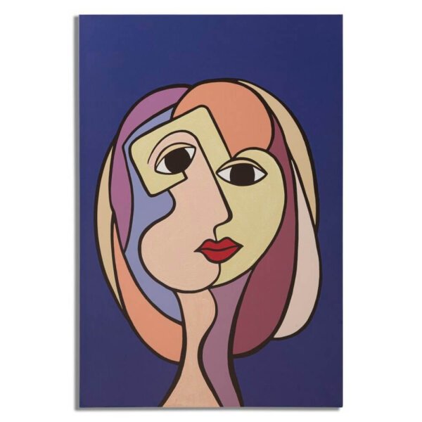 Stampa Dipinta Volti Nuovocm 60X3X90 – DOUBLE FACES
