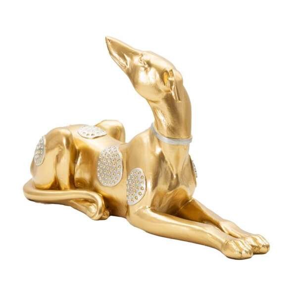 Statua cane sdraiato cm 32,2X9,5X18,3 – SDRAX