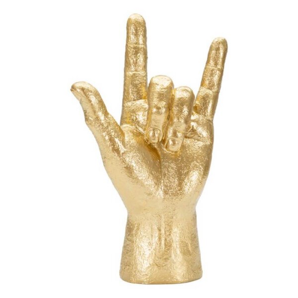 Scultura decorativa mano Yeah cm 14,5X7X23 - YELLUS