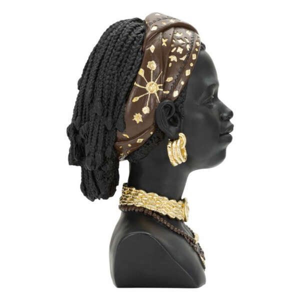 Scultura donna masai tribale cm 19X18,5X30 – TRIBALEX