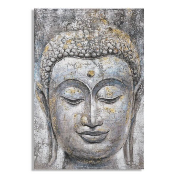 Dipinto su Tela Volto di Buddha cm 80X120 Modello A - FACEUDDHA LIGHT
