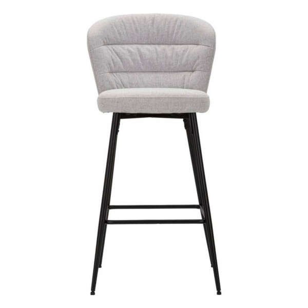 Sgabello Bar Grigio Set 2 PZ cm 52X59X108 – LOSANNA
