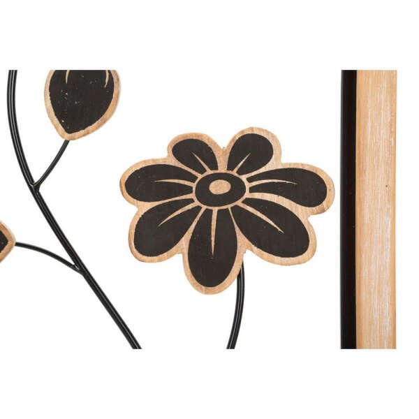 Decorazione Parete Ferro e Legnocm 30X2,5X60 – GIRISH