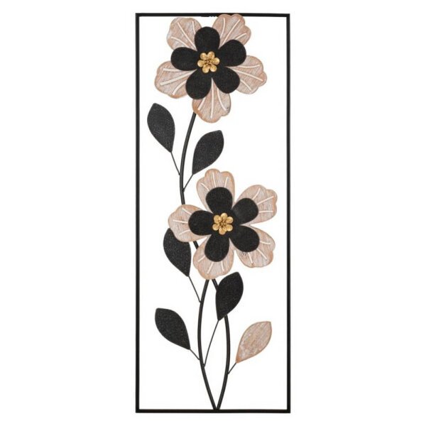 Decorazione Parete Ferro e Legno Rettangolarecm 27X2,5X70 – DIVAKER