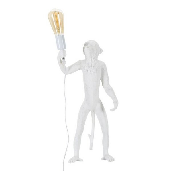 Lampada da Tavolo Scimmia Bianca cm Ø 26X34X55 - MONKEY