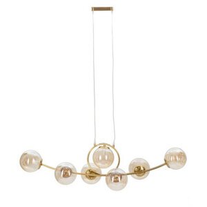 Lampadario Giapponese 7 Luci 115X36X30 cm - JAPAN 7 LUCI