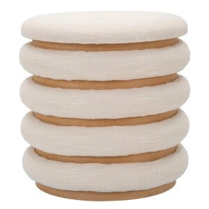 Puff Linea cm diam 40X42 - DAMASCO