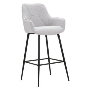 Sgabello Bar Grigio Set 2 PZ cm 55X55X109 - GREY