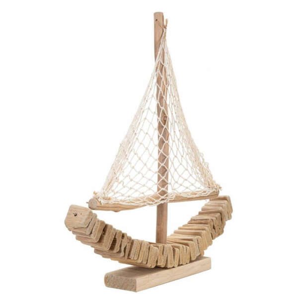 Scultura barca decorativa cm 45X7X45 – BOAT