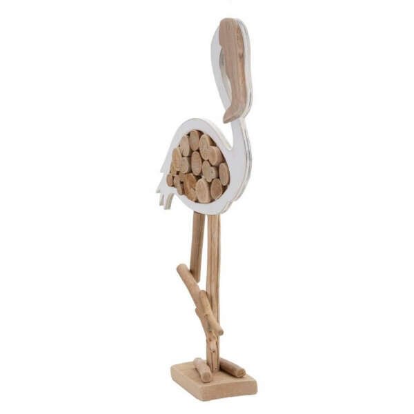 Scultura flamingo nature cm 31X9X56 – FLAMINGO