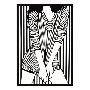 Decorazione Parete Elegante cm 40X1,3X60 - FASHIONABLE