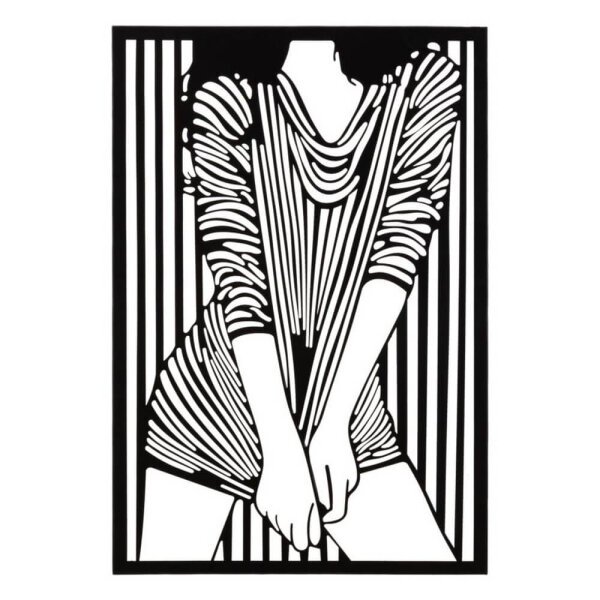 Decorazione Parete Elegante cm 40X1,3X60 - FASHIONABLE