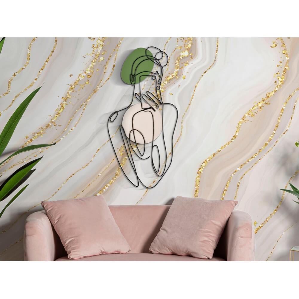 Decorazione Parete Donna Colorata cm 40X1,3X80 – LADYOLOR