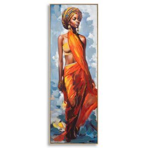 Dipinto su Tela con Cornice cm 92X4,5X122 - DAPHNE