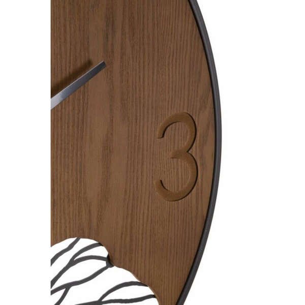 Orologio da Muro Legno/Foglia diam 60 cm – WOOD/LEAF