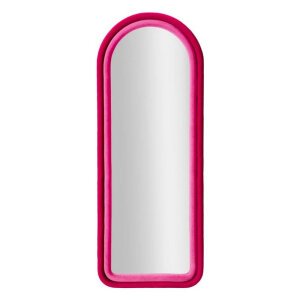 Specchio da Muro Velluto Fuxia cm 60X4X160 - EMILY VELLUTOLU