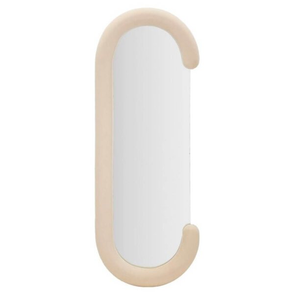 Specchio da Muro Velluto Crema cm 60X7X160 – CLOE VELLUTOREMA
