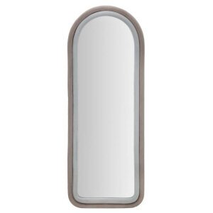 Specchio da Muro Velluto Grigio cm 60X4X160 - EMILY VELLUTOREMA