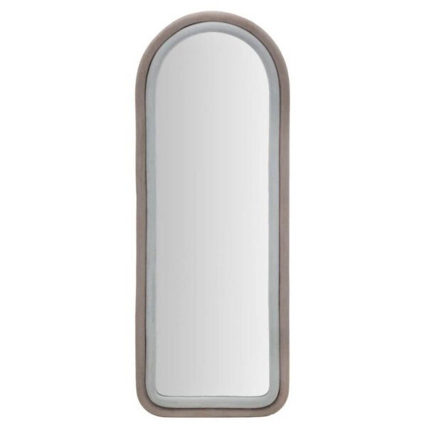 Specchio da Muro Velluto Grigio cm 60X4X160 – EMILY VELLUTOREMA