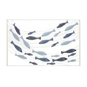 Decorazione Parete Muro Pesci cm 96,5X1,5X61 – PESCI