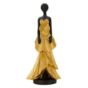Scultura donna fashion oro cm 14,5X10X33 - ORALIA