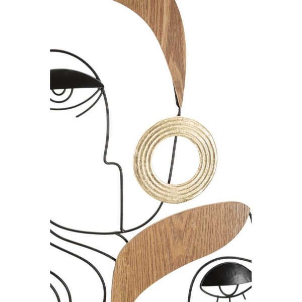Decorazione Parete Muro Design cm 53X2X55 – PICASSY