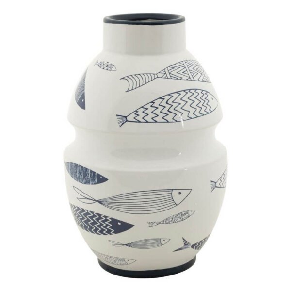 Vaso Ceramica Grande Pesci cm diam 21X31 – FISH