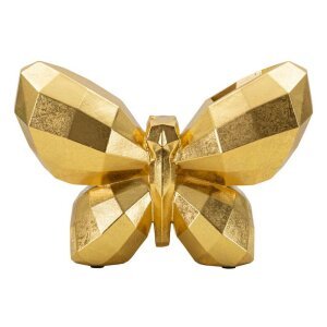 Vaso Motivo Farfalla cm 22,5X8X15 - BUTTERFLY GOLD