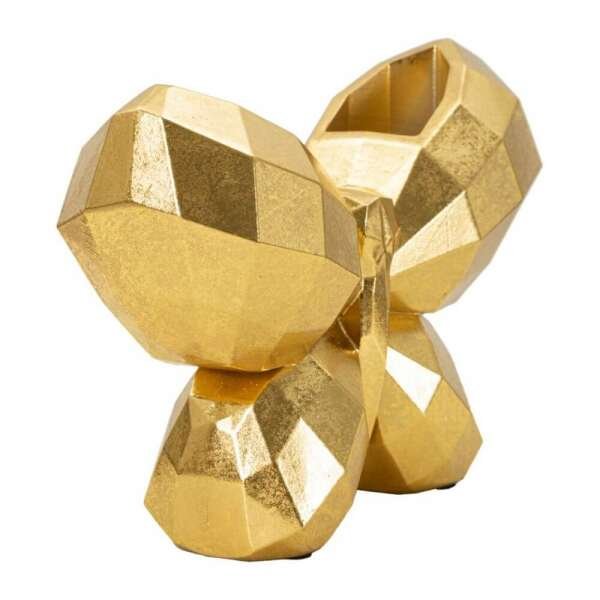 Vaso Motivo Farfalla cm 22,5X8X15 – BUTTERFLY GOLD