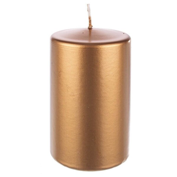 Candela Basic Rame, Dimensioni 8x15cm (6 Pezzi)