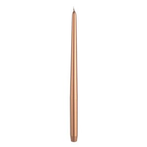 Candela Basic Conica Rame, Altezza 40cm (6 Pezzi)