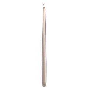 Candela Basic Conica Perla, Altezza 40cm (6 Pezzi)
