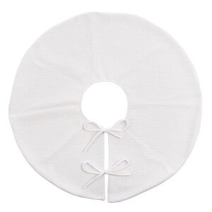 Copribase Albero Teddy Bianco, Diametro 90cm (4 Pezzi)