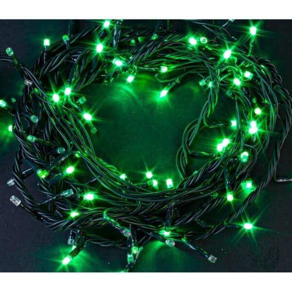 Alternative view of 100 luci LED interne verdi con controller