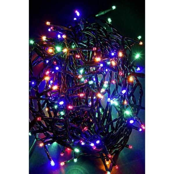 Alternative view of 180 LED multicolore 3 mm filo verde IP44