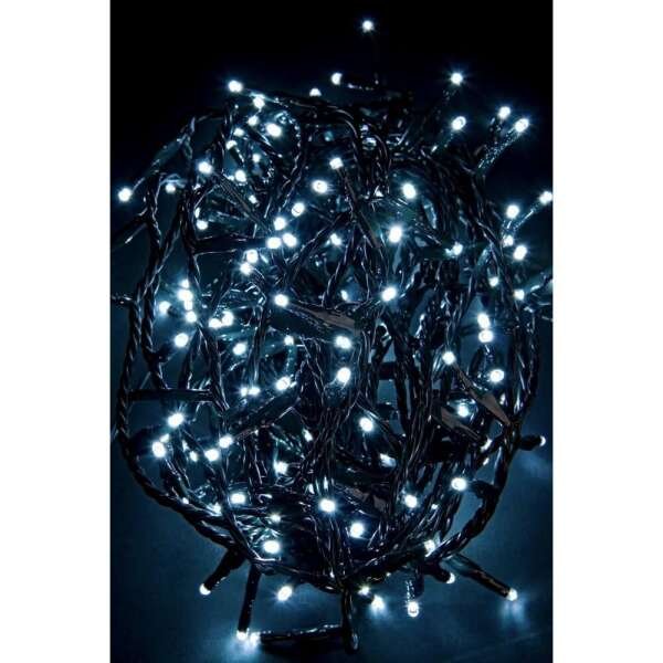 Alternative view of Luci Natale 240 LED Bianco, Filo Verde 3mm, IP44 (12 Pezzi)