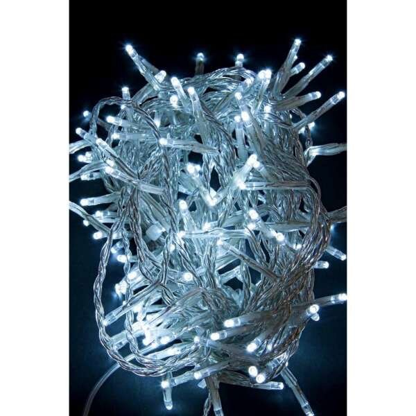 Alternative view of Luci Natale 300 LED Bianco, Filo Trasparente 3mm, IP44 (12 Pezzi)
